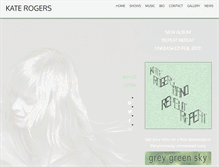 Tablet Screenshot of katerogers.net